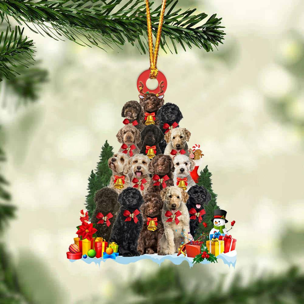 Labradoodle Dog   Christmas Tree Ornament Dog Gifts Acrylic Ornament Dog Gifts Acrylic Ornament