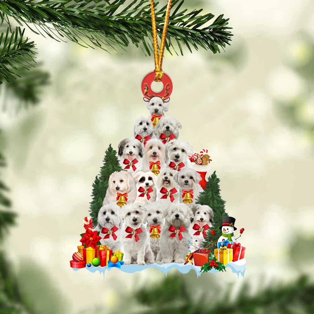 Coton De Tulear Dog Christmas Tree Ornament Dog Gifts Acrylic Ornament Dog Gifts Acrylic Ornament