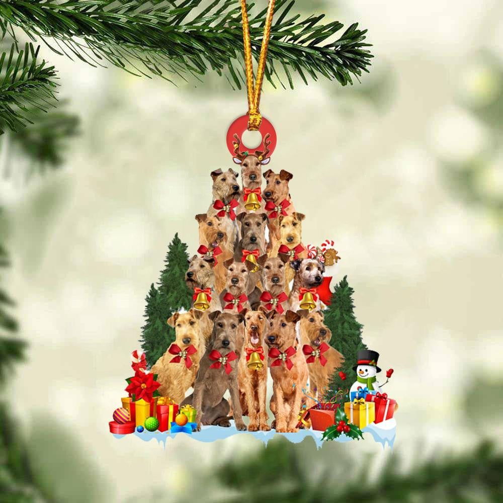 Irish Terrier Dog   Christmas Tree Ornament Dog Gifts Acrylic Ornament Dog Gifts Acrylic Ornament