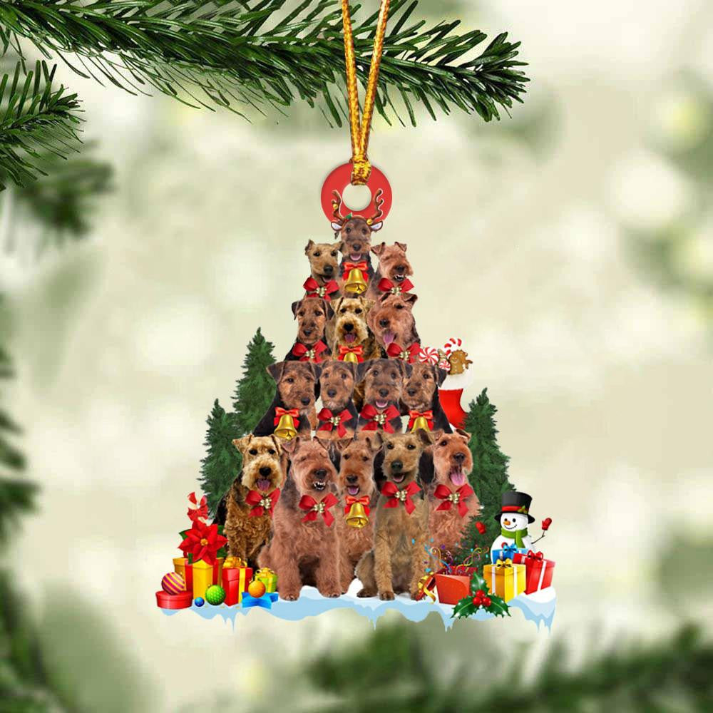 Welsh Terrier Dog   Christmas Tree Ornament Dog Gifts Acrylic Ornament Dog Gifts Acrylic Ornament
