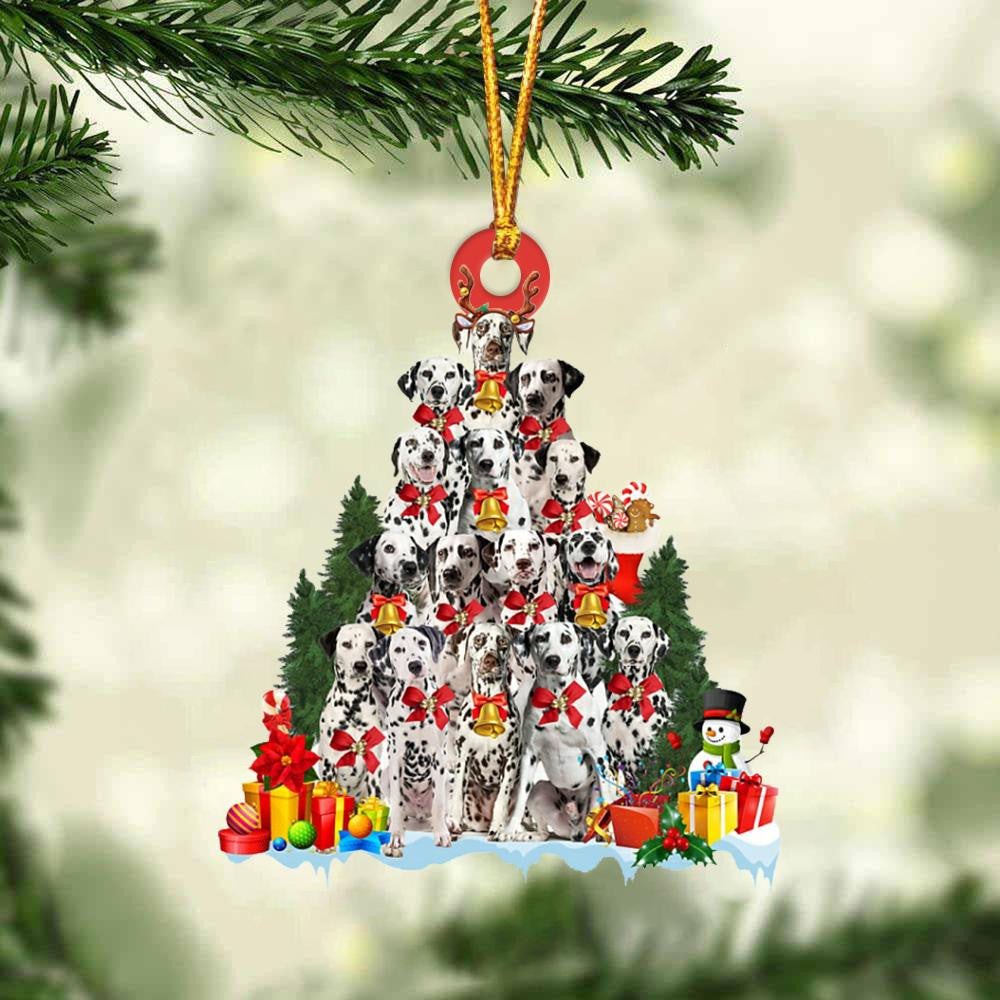 Dalmatian Dog   Christmas Tree Ornament Dog Gifts Acrylic Ornament Dog Gifts Acrylic Ornament