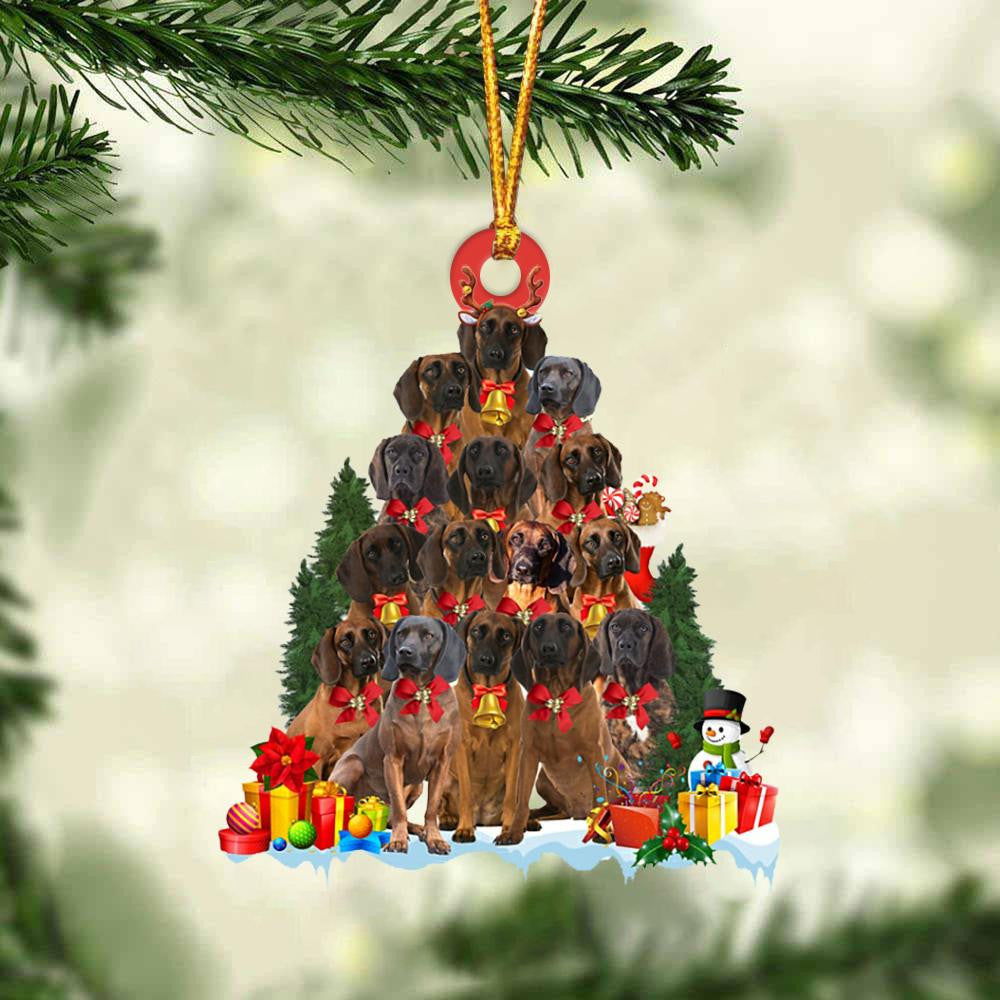 Bavarian Mountain Hound Dog   Christmas Tree Ornament Dog Gifts Acrylic Ornament Dog Gifts Acrylic Ornament