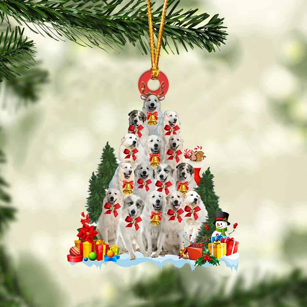Great Pyrenees Dog   Christmas Tree Ornament Dog Gifts Acrylic Ornament Dog Gifts Acrylic Ornament