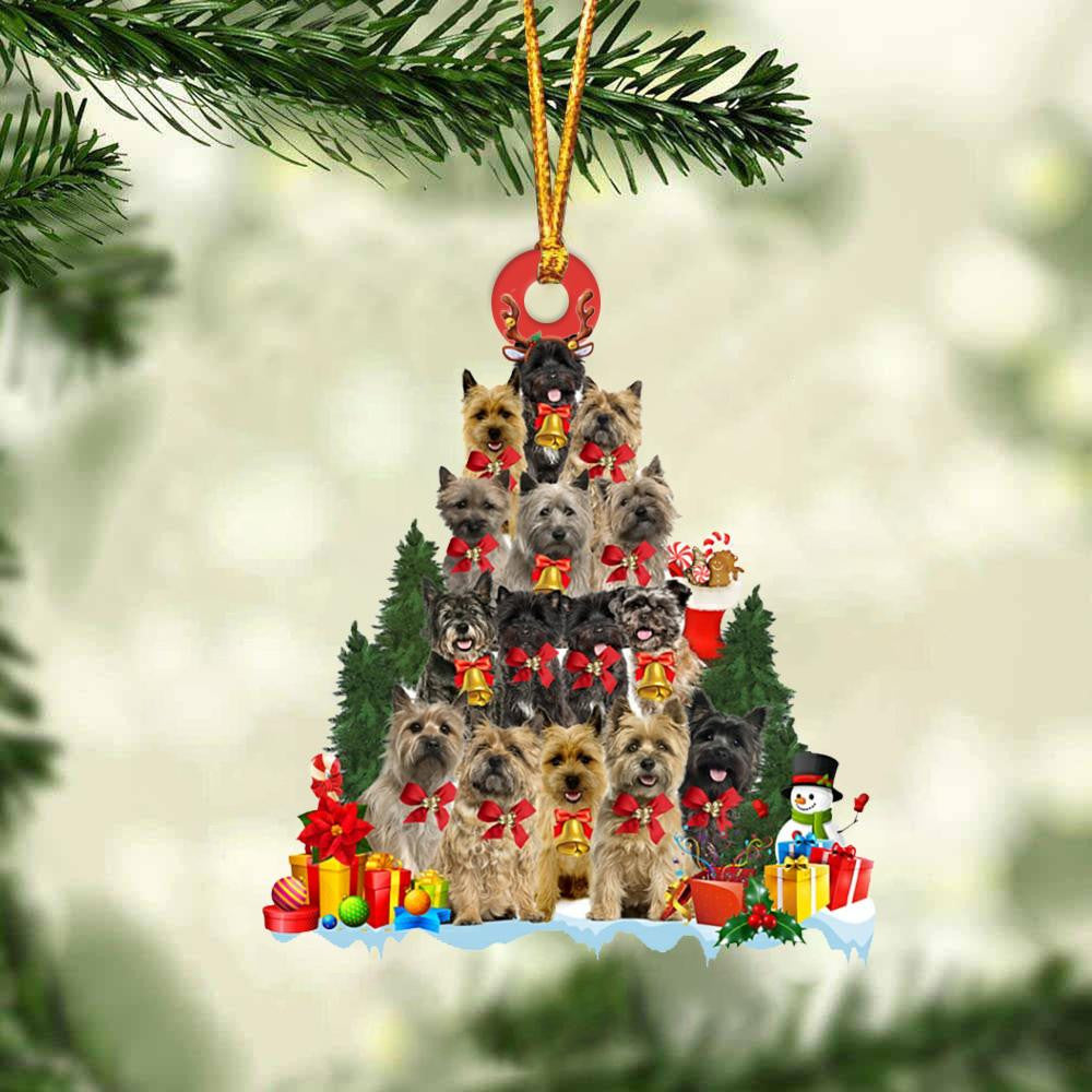 Cairn Terrier Dog   Christmas Tree Ornament Dog Gifts Acrylic Ornament Dog Gifts Acrylic Ornament