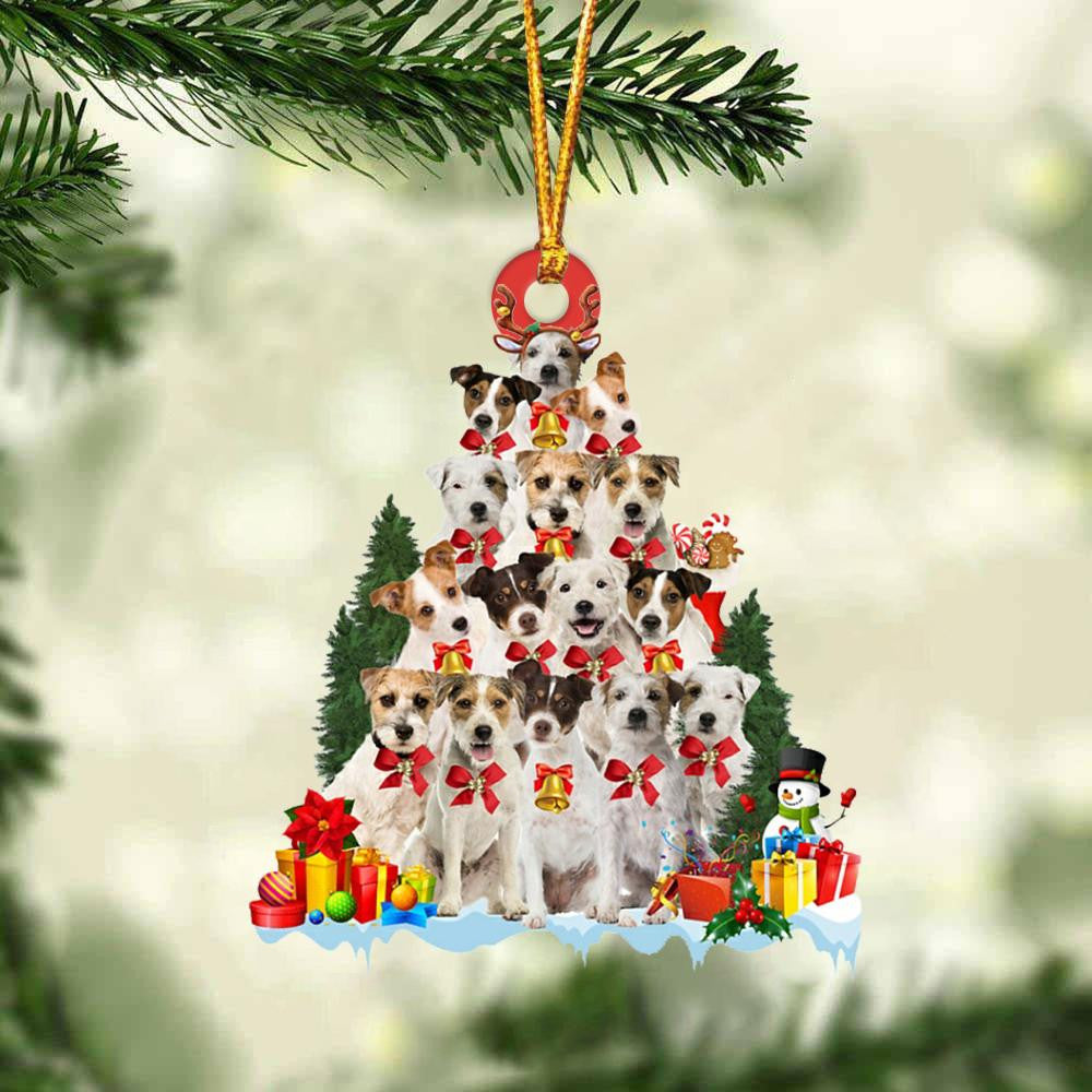 Parson Russell Terrier Dog   Christmas Tree Ornament Dog Gifts Acrylic Ornament Dog Gifts Acrylic Ornament