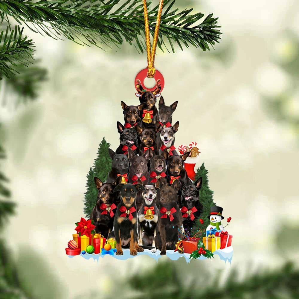 Australian Kelpie Dog   Christmas Tree Ornament Dog Gifts Acrylic Ornament Dog Gifts Acrylic Ornament