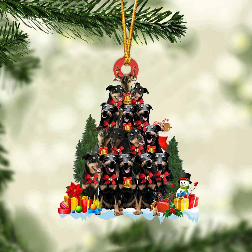Jagdterrier Dog   Christmas Tree Ornament Dog Gifts Acrylic Ornament Dog Gifts Acrylic Ornament