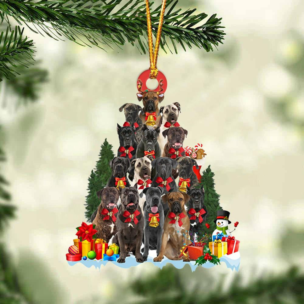 Cane Corso Dog   Christmas Tree Ornament Dog Gifts Acrylic Ornament Dog Gifts Acrylic Ornament