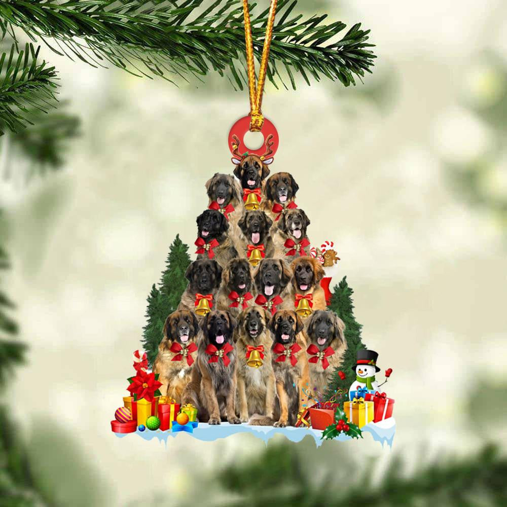 Leonberger Dog   Christmas Tree Ornament Dog Gifts Acrylic Ornament Dog Gifts Acrylic Ornament
