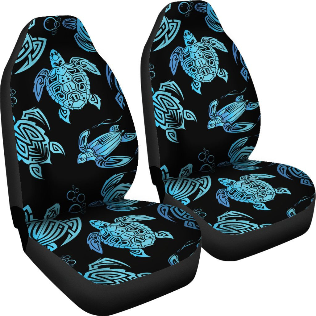Tribal Turtle Polynesian Themed Design Car Seat Covers