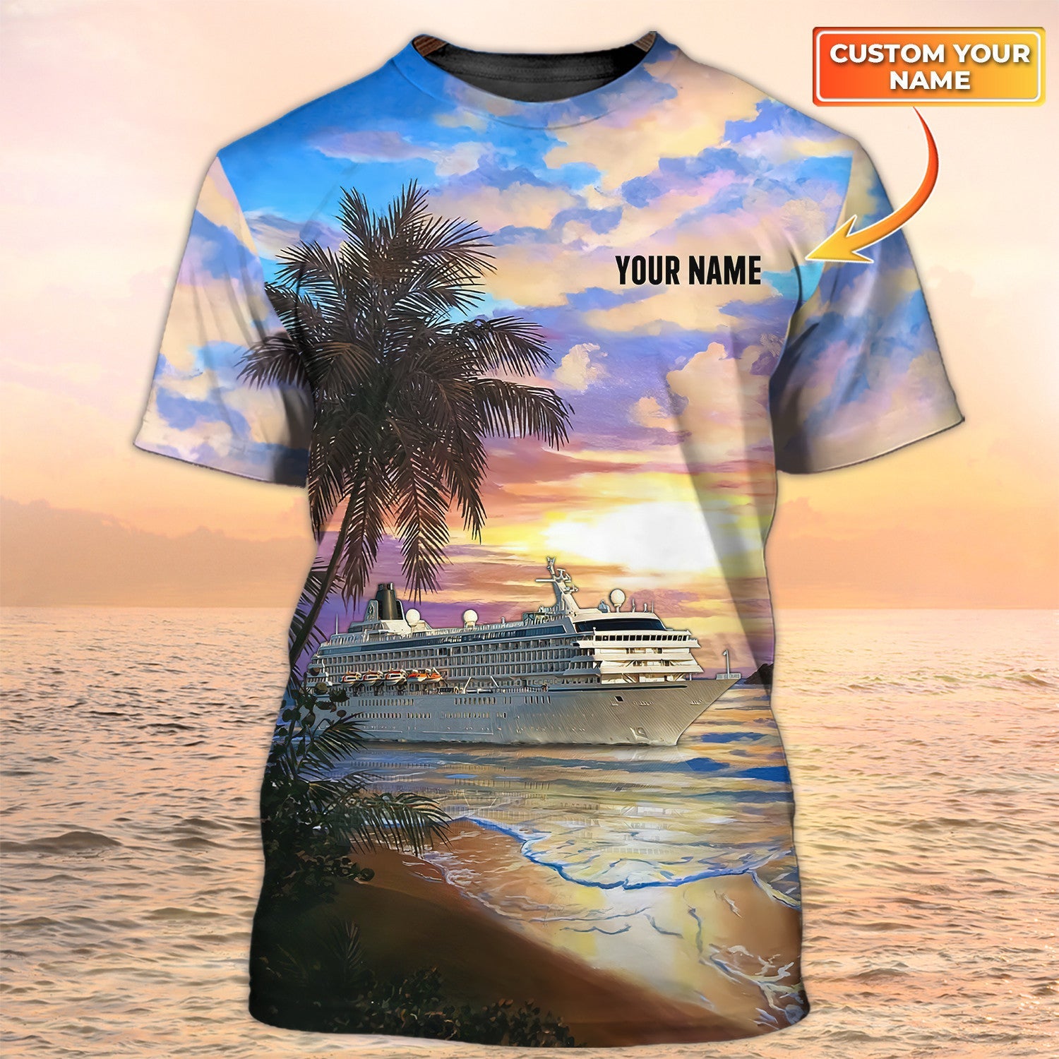 Cruise 3D Tshirts For Family/ Custom Cruise Shirt For Friend/ Summer Trip Shirt
