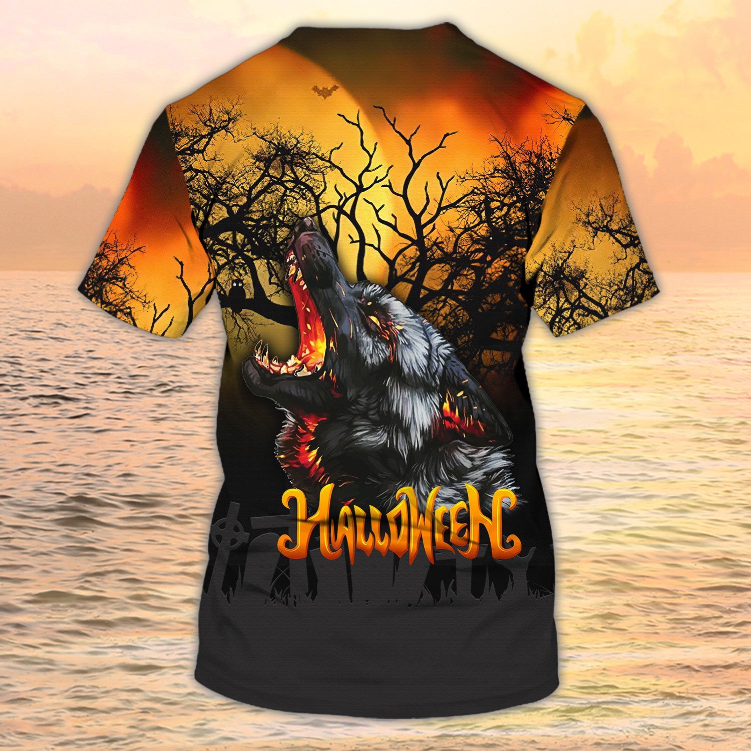 Wolf Halloween 3D T Shirt Halloween Tshirt For Him Best Gift Halloween