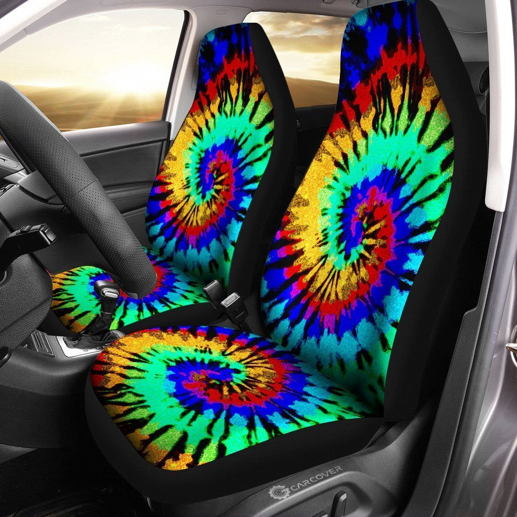 Reserve Tie Dye Car Seat Covers Custom Hippie Car Accessories
