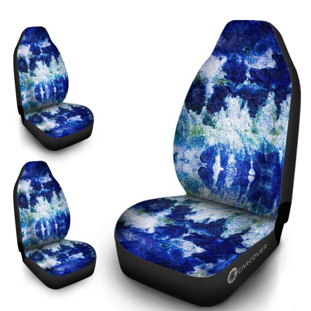 Ice Tie Dye Car Seat Covers Custom Hippie Car Accessories