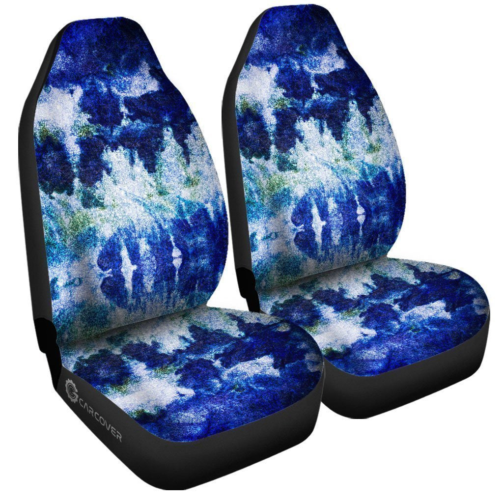 Ice Tie Dye Car Seat Covers Custom Hippie Car Accessories