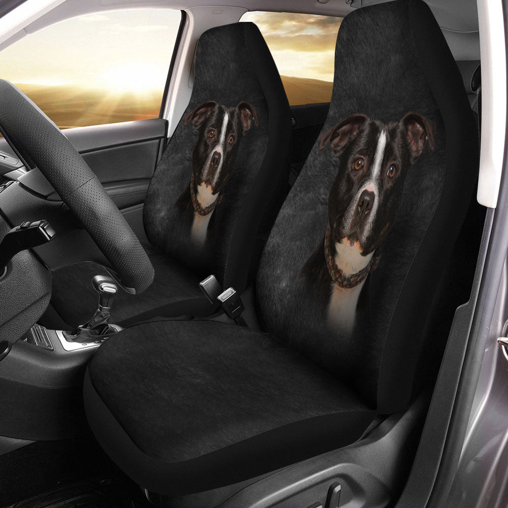 American Staffordshire Terrier Dog Funny Face Car Seat Covers