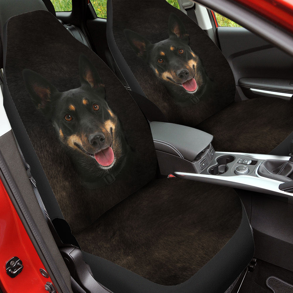 Australian Kelpie Dog Funny Face Car Seat Covers