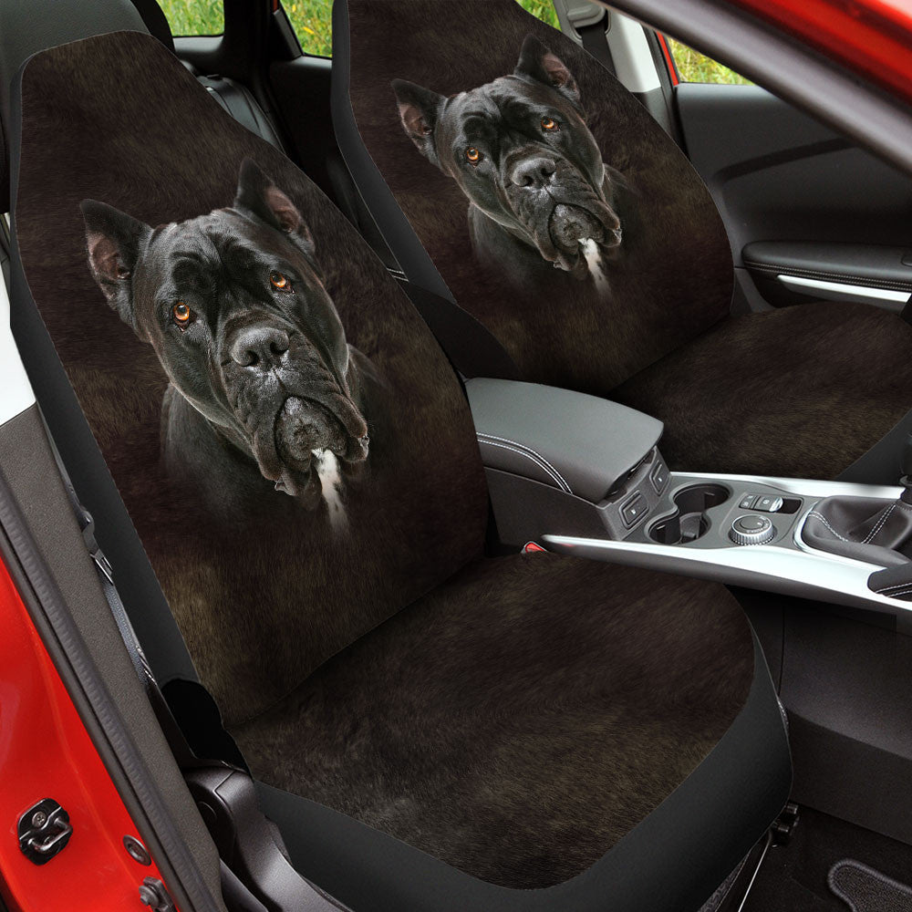 Cane Corso Dog Funny Face Car Seat Covers