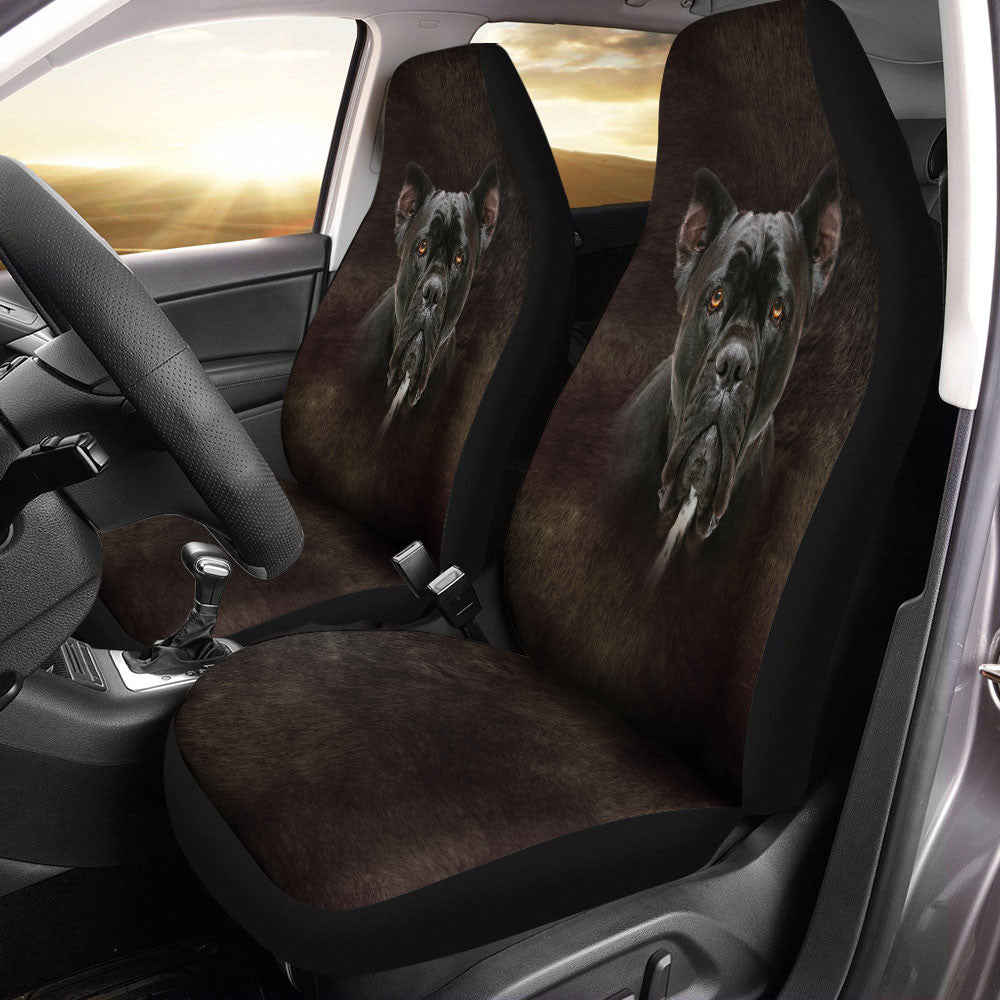Cane Corso Dog Funny Face Car Seat Covers