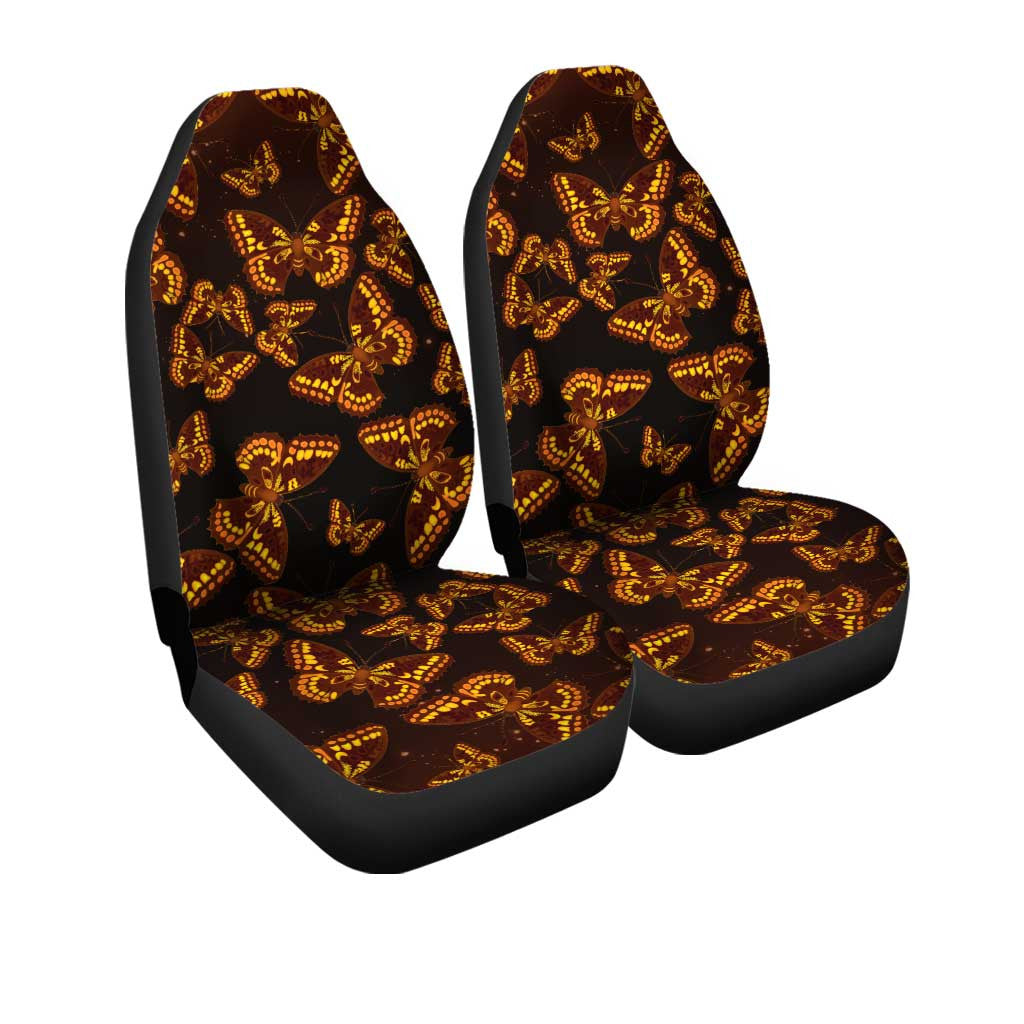 Painted lady Butterfly Car Seat Covers Custom Insect Car Accessories