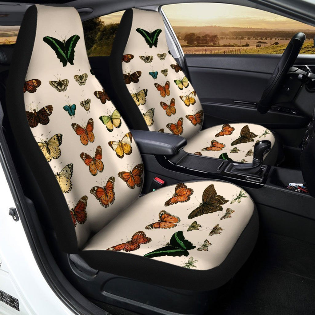 Butterfly Car Seat Covers Custom Pattern Insects Car Accessories