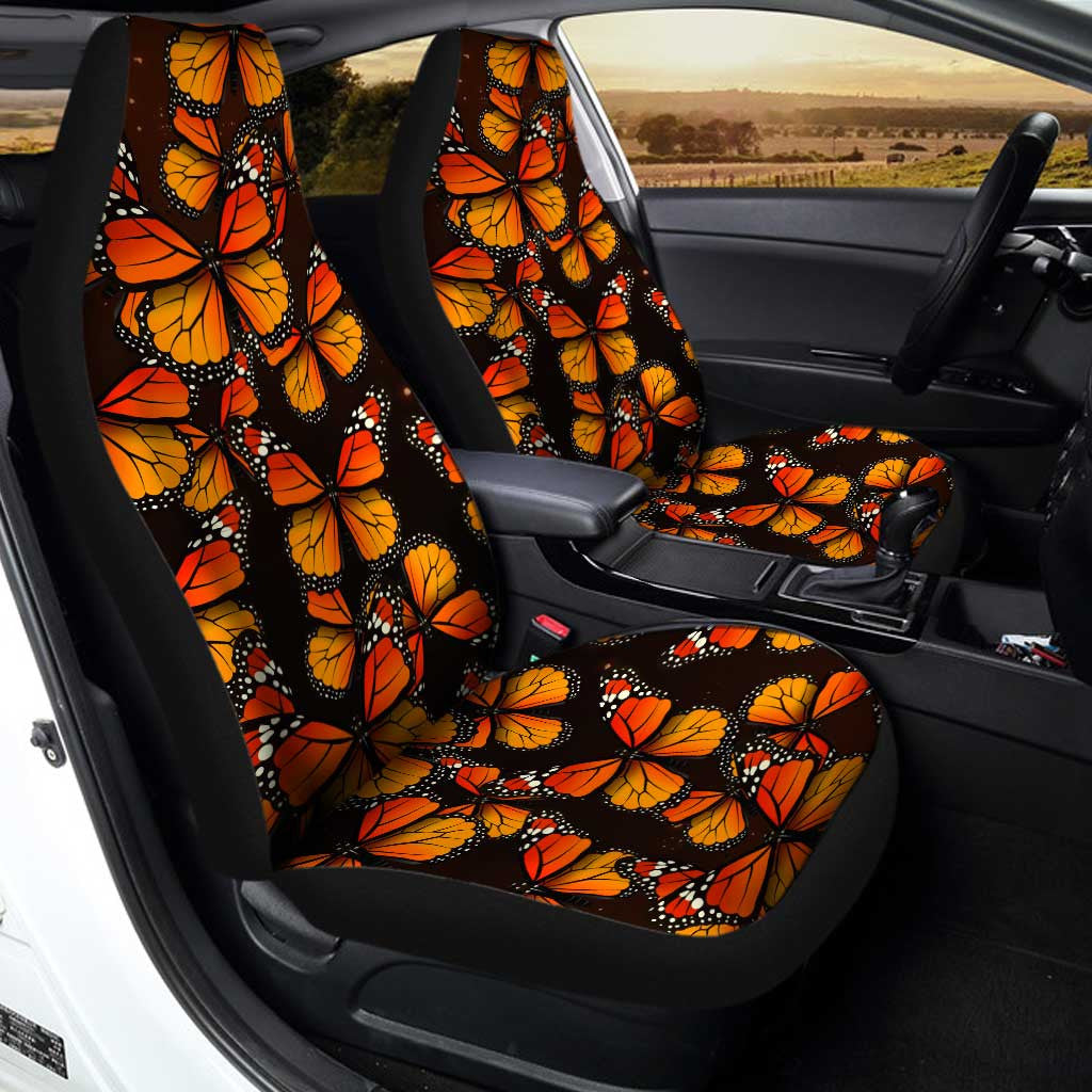 Monarch butterfly Car Seat Covers Custom Insect Car Accessories