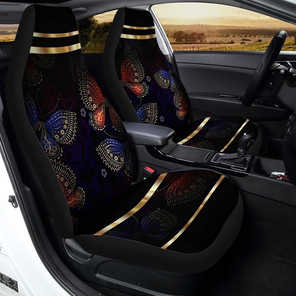 Mandala Butterflies Car Seat Covers Custom Car Accessories