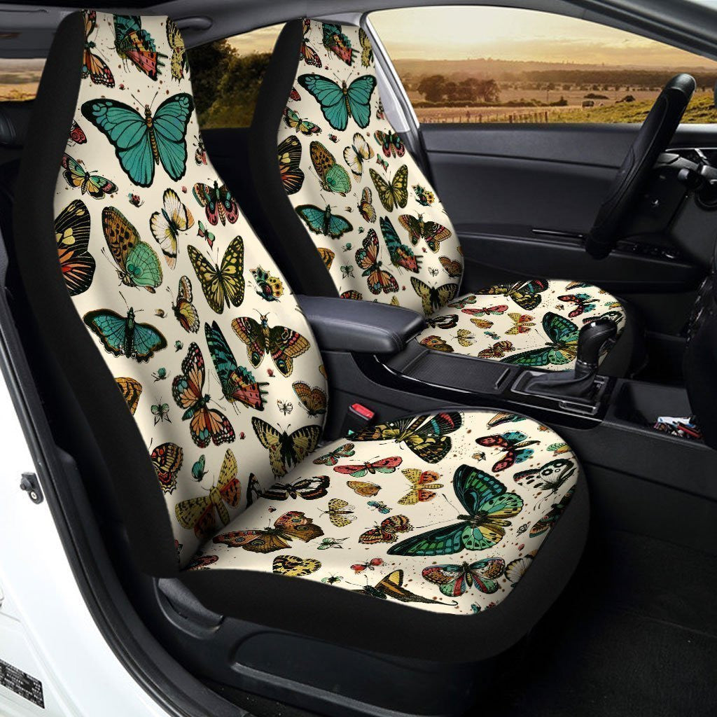 Butterflies Car Seat Covers Custom Butterfly Pattern Car Accessories