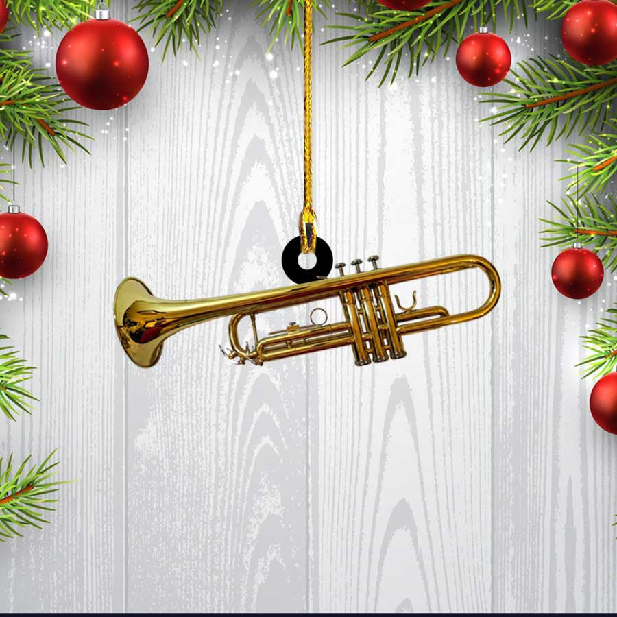 Customized Trumpet Bass Instrument Flat Ornament Made by Acrylic for Trumpet Players