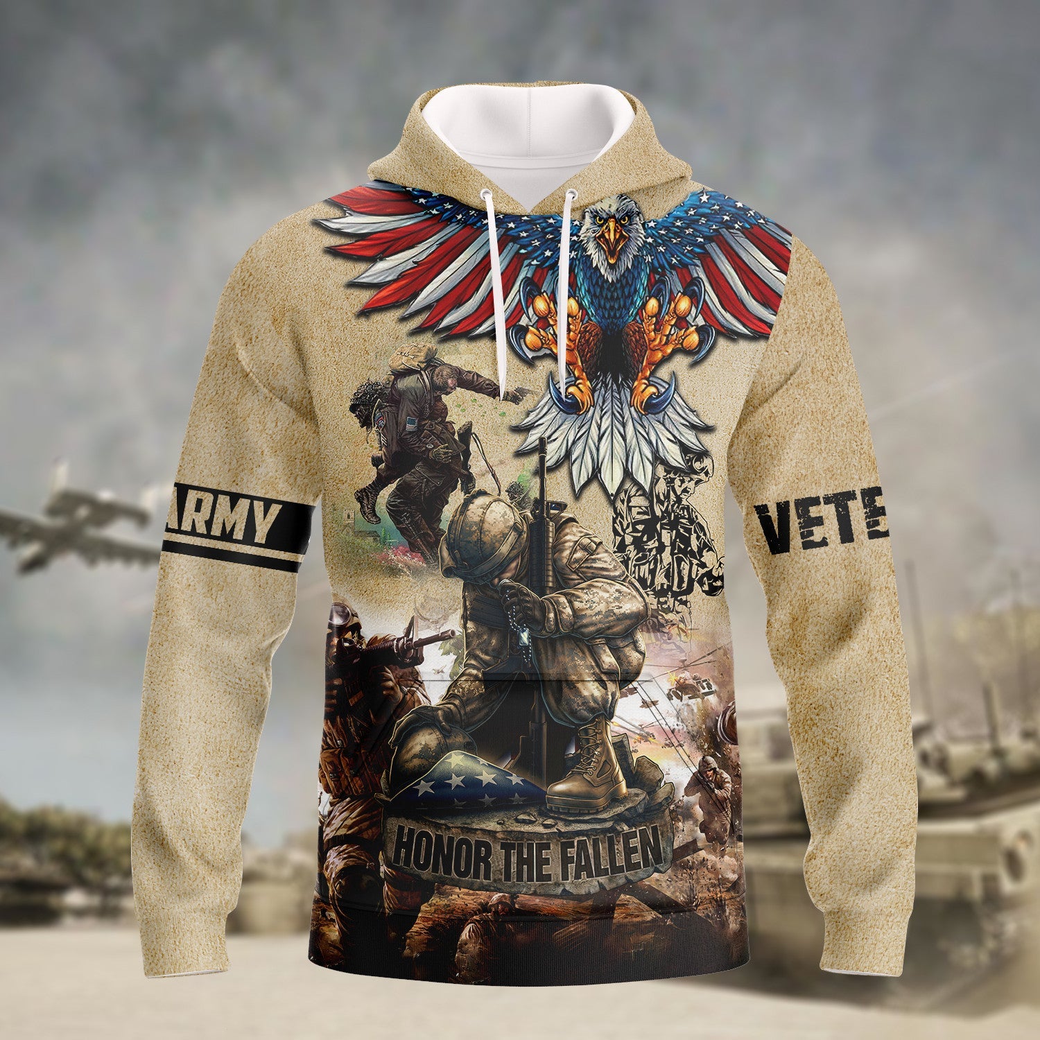 3D Print Usa Veteran Shirt Men/ Honor The Fallen Hoodie/ Veteran Clothing/ Veteran Gifts