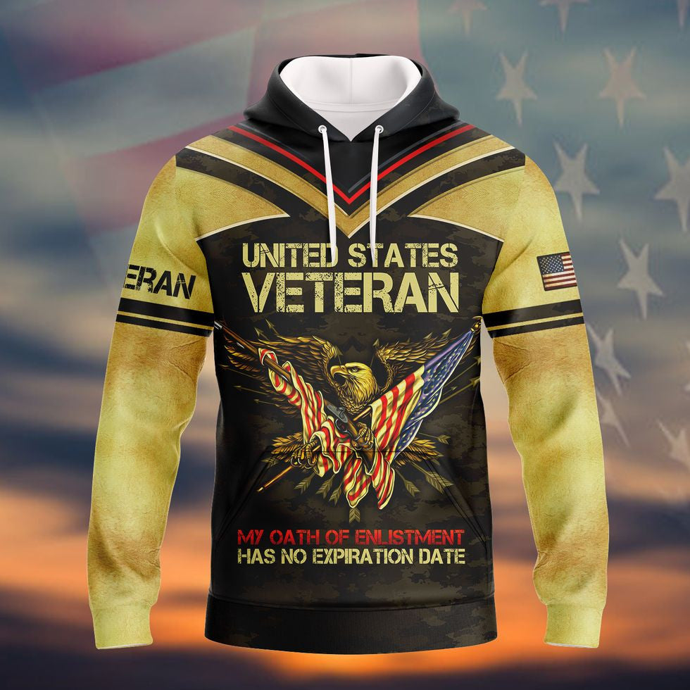 United States Veteran Shirts/ 3D All Over Print Veteran Polo Shirt Short Sleeve/ Best Gift For A Veteran
