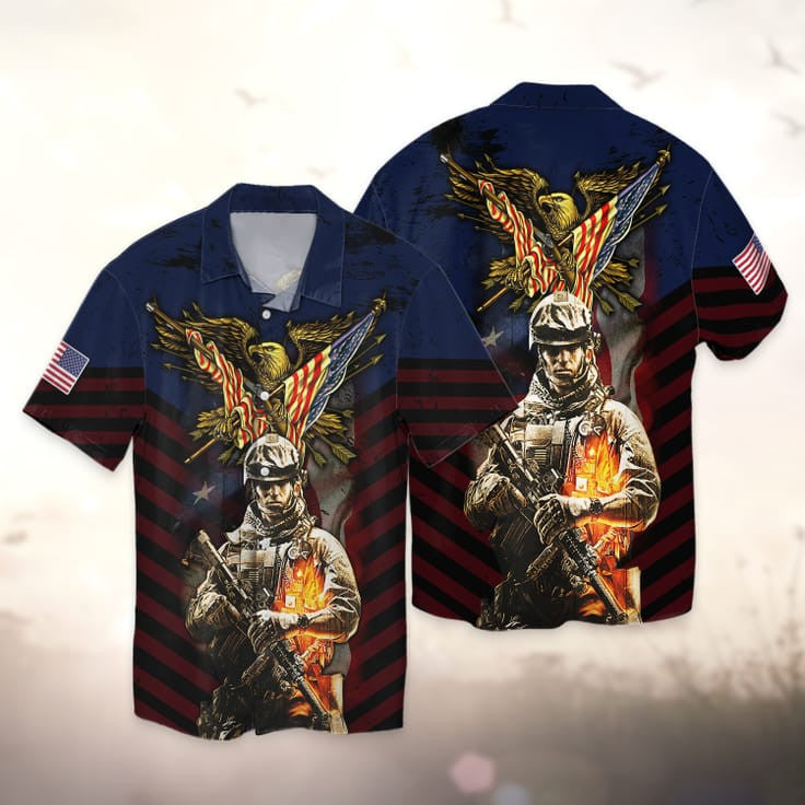 Eagle Veteran 3D Print On Shirt/ Men Sweatshirt For Veteran/ Present To Veteran