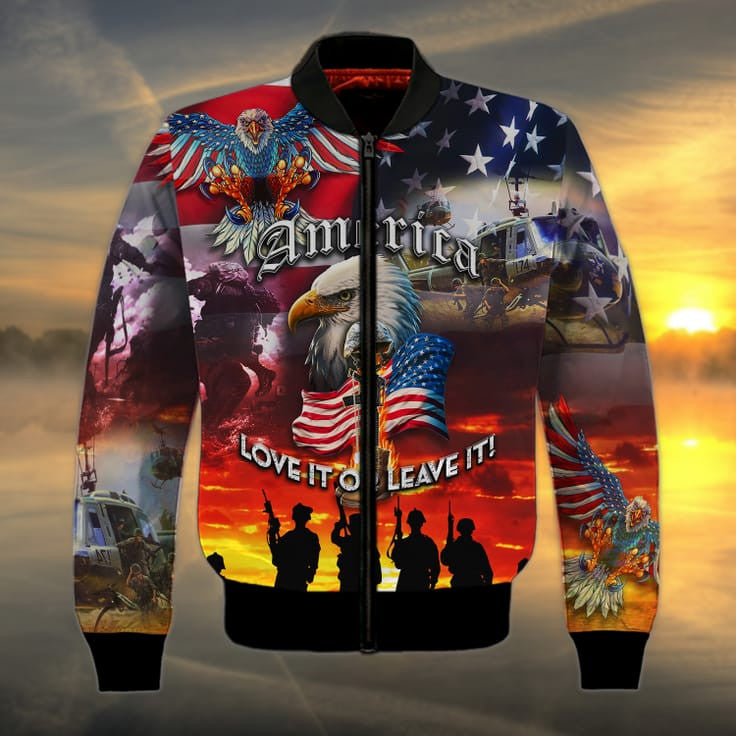 America Veteran 3D All Over Print Shirt/ Love Veteran Hoodie/ Veteran Polo Shirt Men/ Gift For Dad Veteran