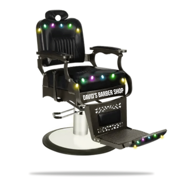 Barber Chair Personalized Christmas Ornament - Gift For Baber Shop Owner