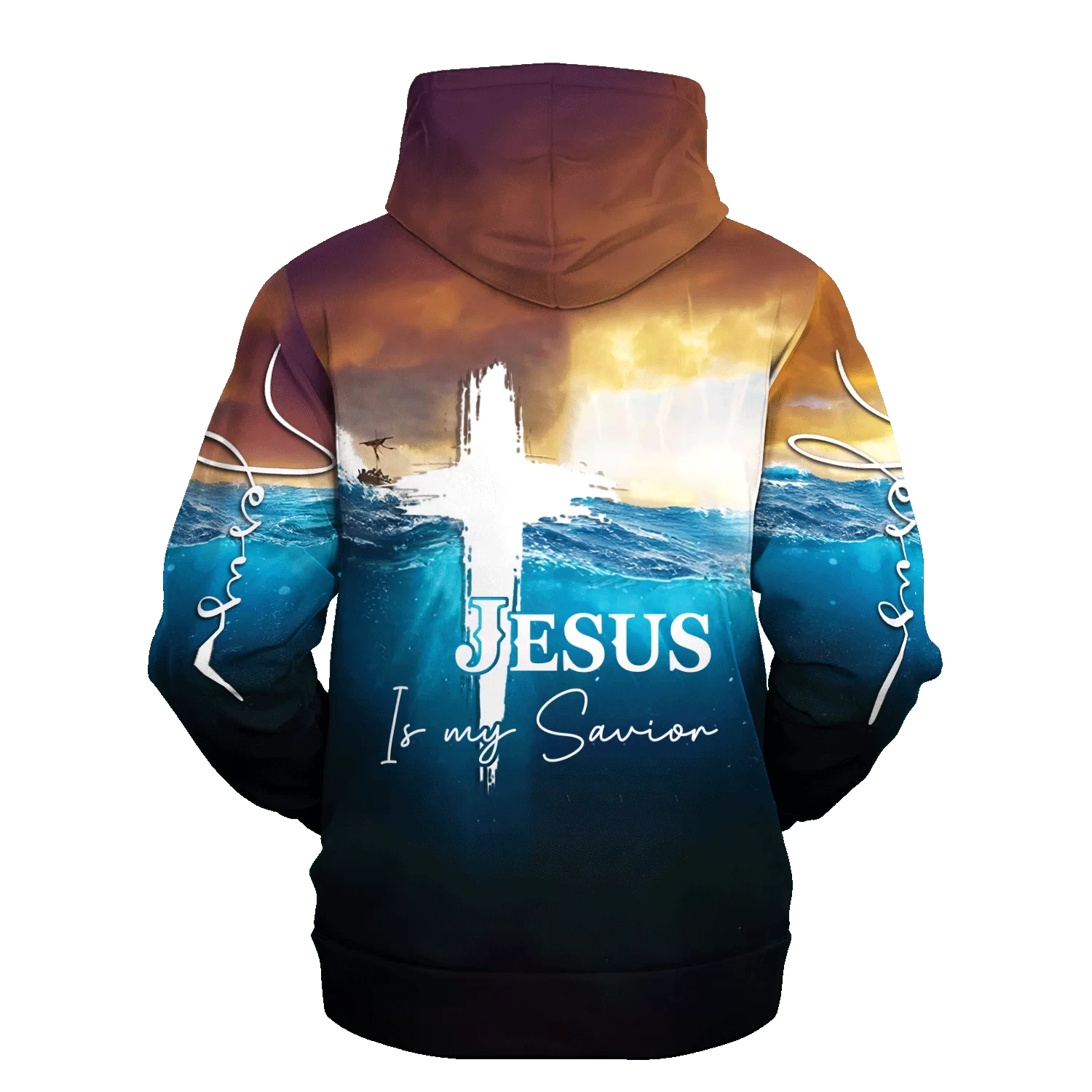 Jesus Is My Savior Hoodie 3D All Over Print/ Take My Hand Jesus Hoodie/ Religious Hoodie