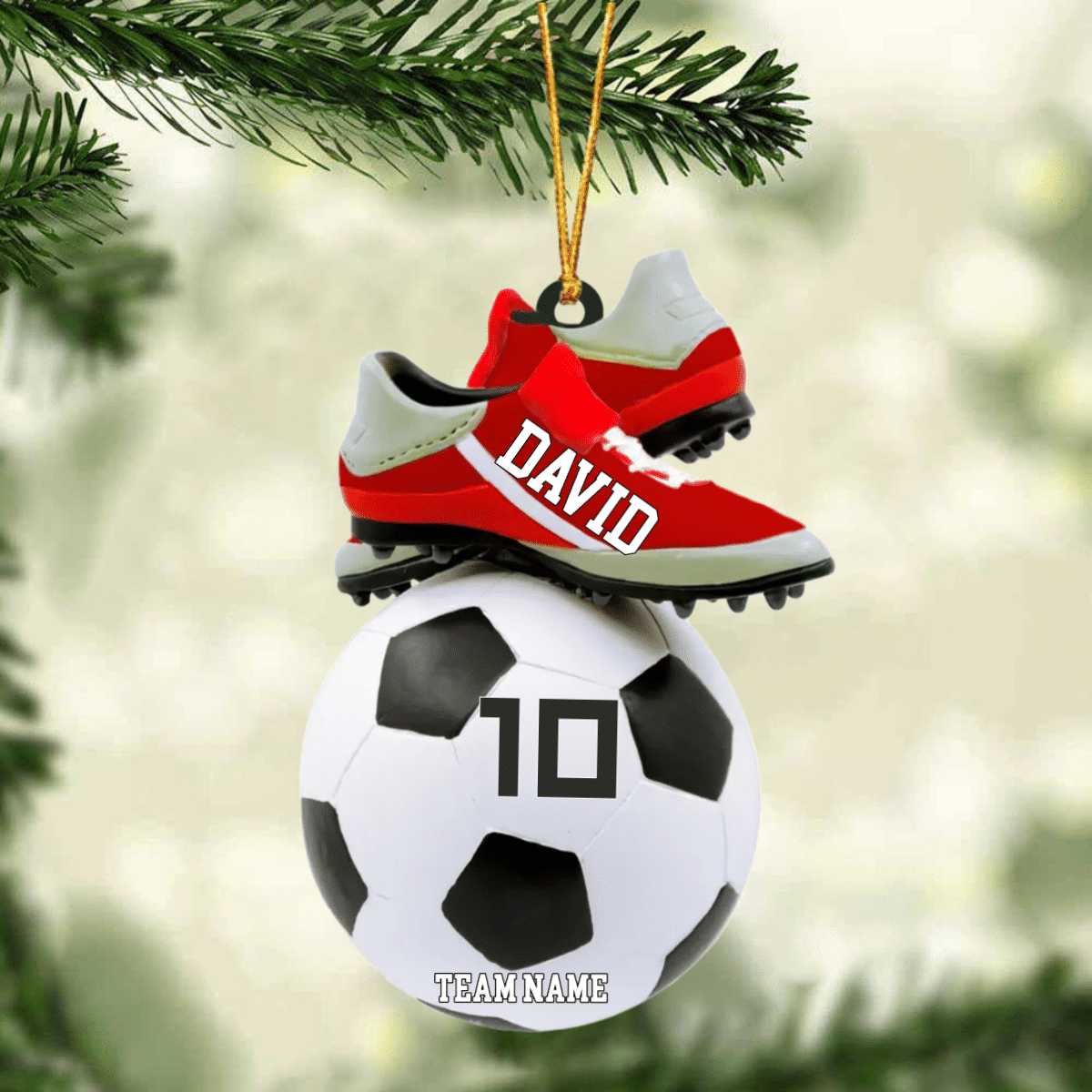 2022 Personalized Soccer Christmas Ornament - Great Gift Idea For Soccer Players & Soccer Lovers