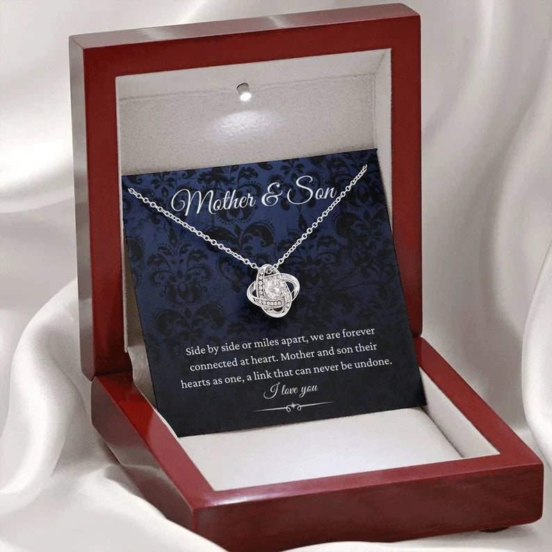 Mother & Son necklace/ Gifts For Mom From Son/ Mom Necklace/ From Son Sentimental Gift For Mom