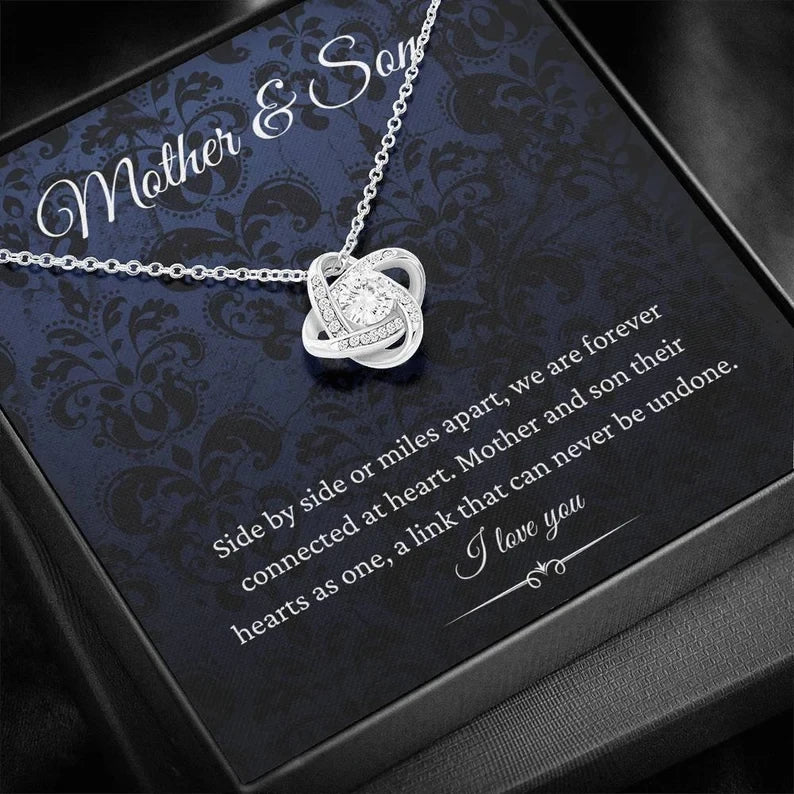 Mother & Son necklace/ Gifts For Mom From Son/ Mom Necklace/ From Son Sentimental Gift For Mom