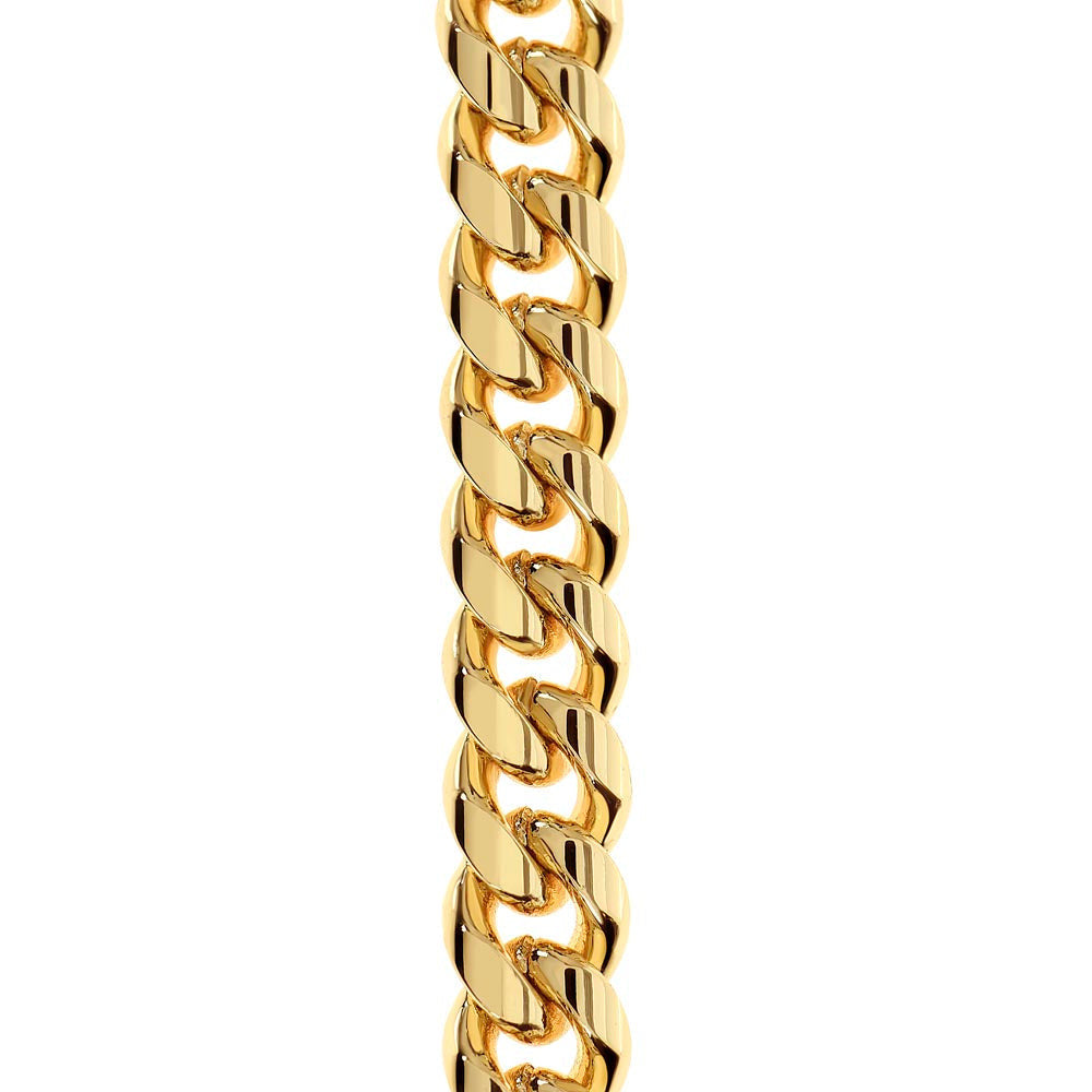 To My Great Grandson - Great Heart Love/ Grandpa - Cuban Link Chain Necklace