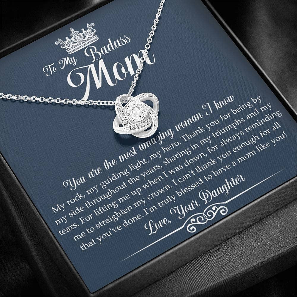 To My Badass Mom Necklace - You are the most amazing woman I know/ Necklace for Mom/ Gift for Birthday