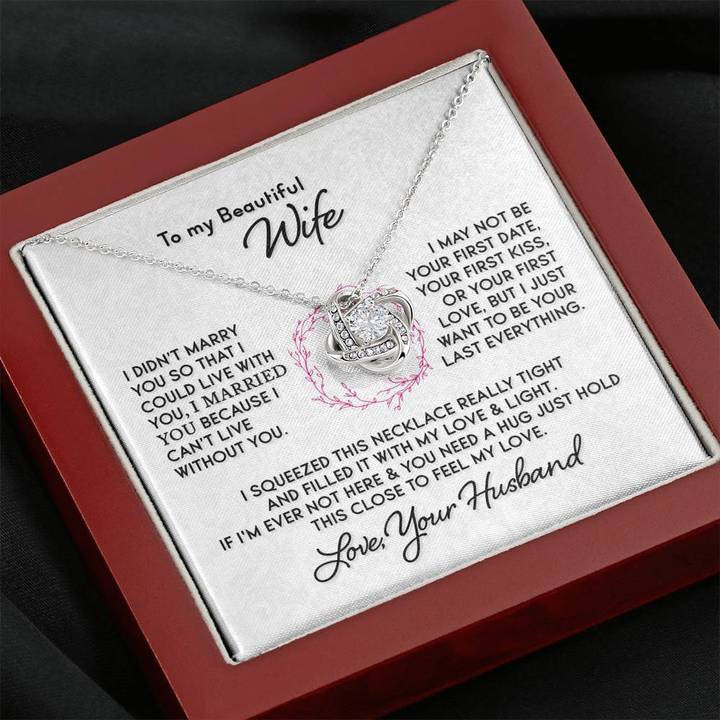 To My Beautiful Wife Necklace - I Can