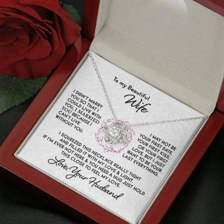 To My Beautiful Wife Necklace - I Can