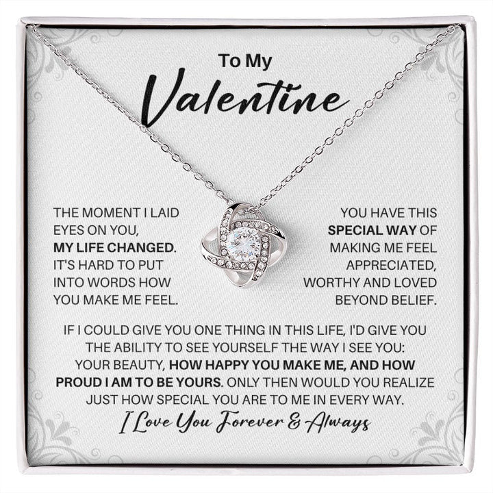 To My Valentine Necklace - My Missing Piece - Valentine''s Day Anniversary Gift - Girlfriend Wife Soulmate Birthday Christmas Gift