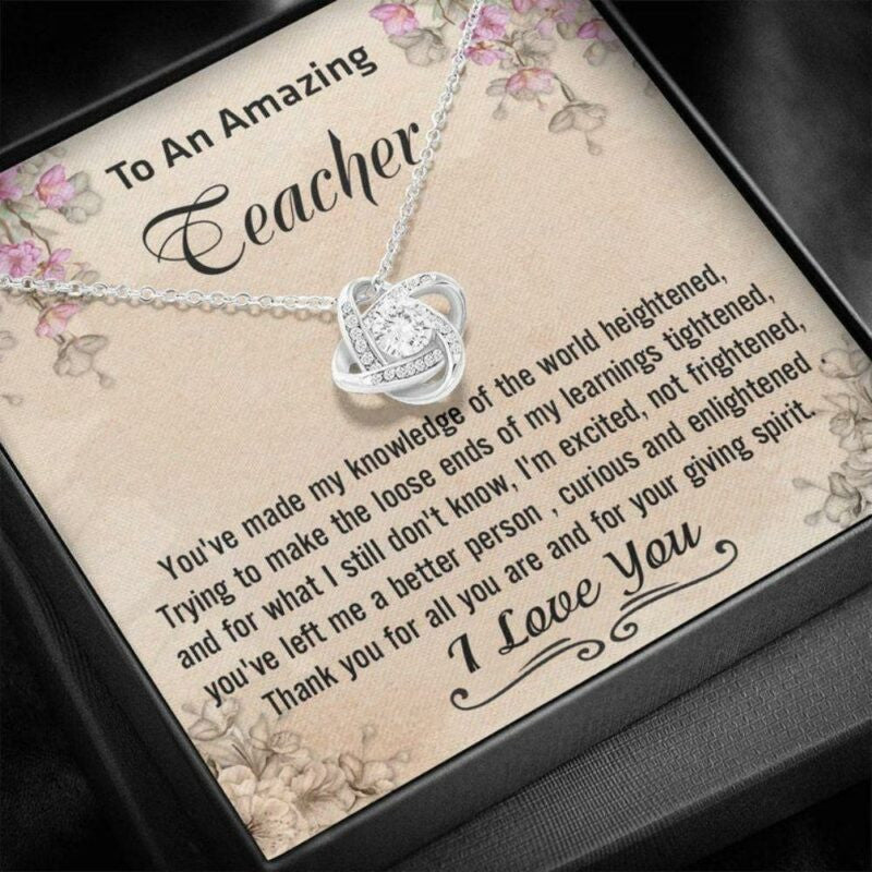 To My Teacher Necklace/ Graduation Gift For Teacher/ Gift For My Teacher/ For New Teacher/ For Future Teacher/ Teacher Jewelry