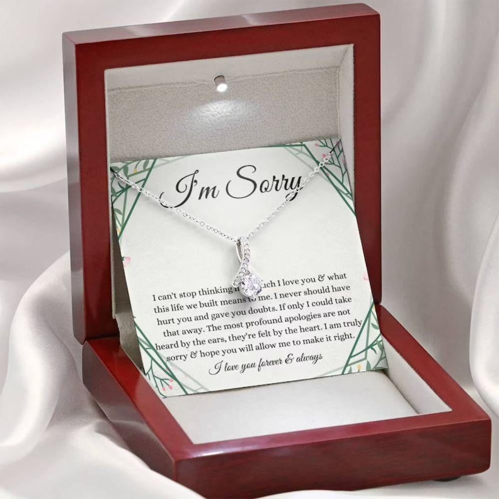 Girlfriend Necklace/ Wife Necklace/ I’m Sorry Necklace Apology Gift/ Gift For Wife/ Girlfriend