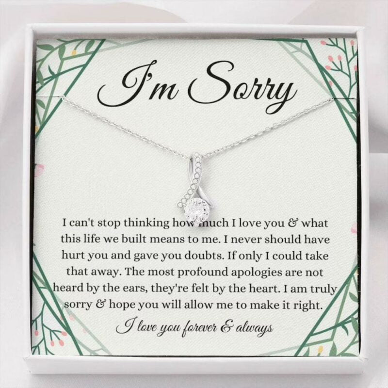 Girlfriend Necklace/ Wife Necklace/ I’m Sorry Necklace Apology Gift/ Gift For Wife/ Girlfriend