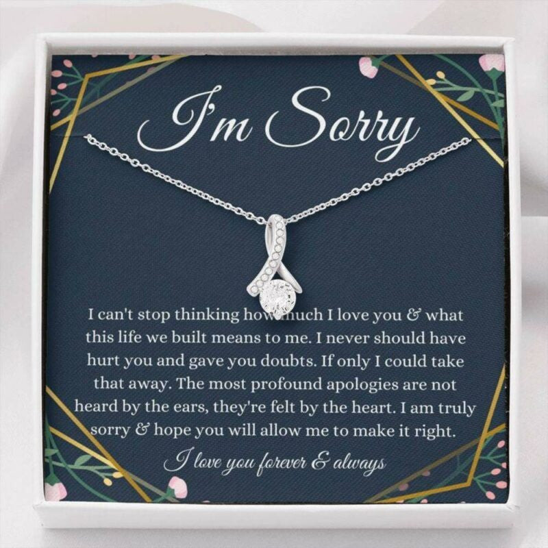 Girlfriend Necklace/ Wife Necklace/ I’m Sorry Necklace Apology Gift/ Gift For Wife/ Girlfriend/ Partner