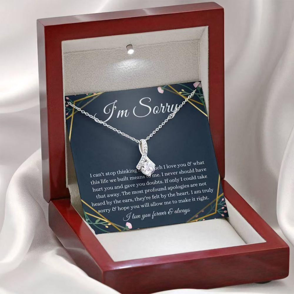 Girlfriend Necklace/ Wife Necklace/ I’m Sorry Necklace Apology Gift/ Gift For Wife/ Girlfriend/ Partner