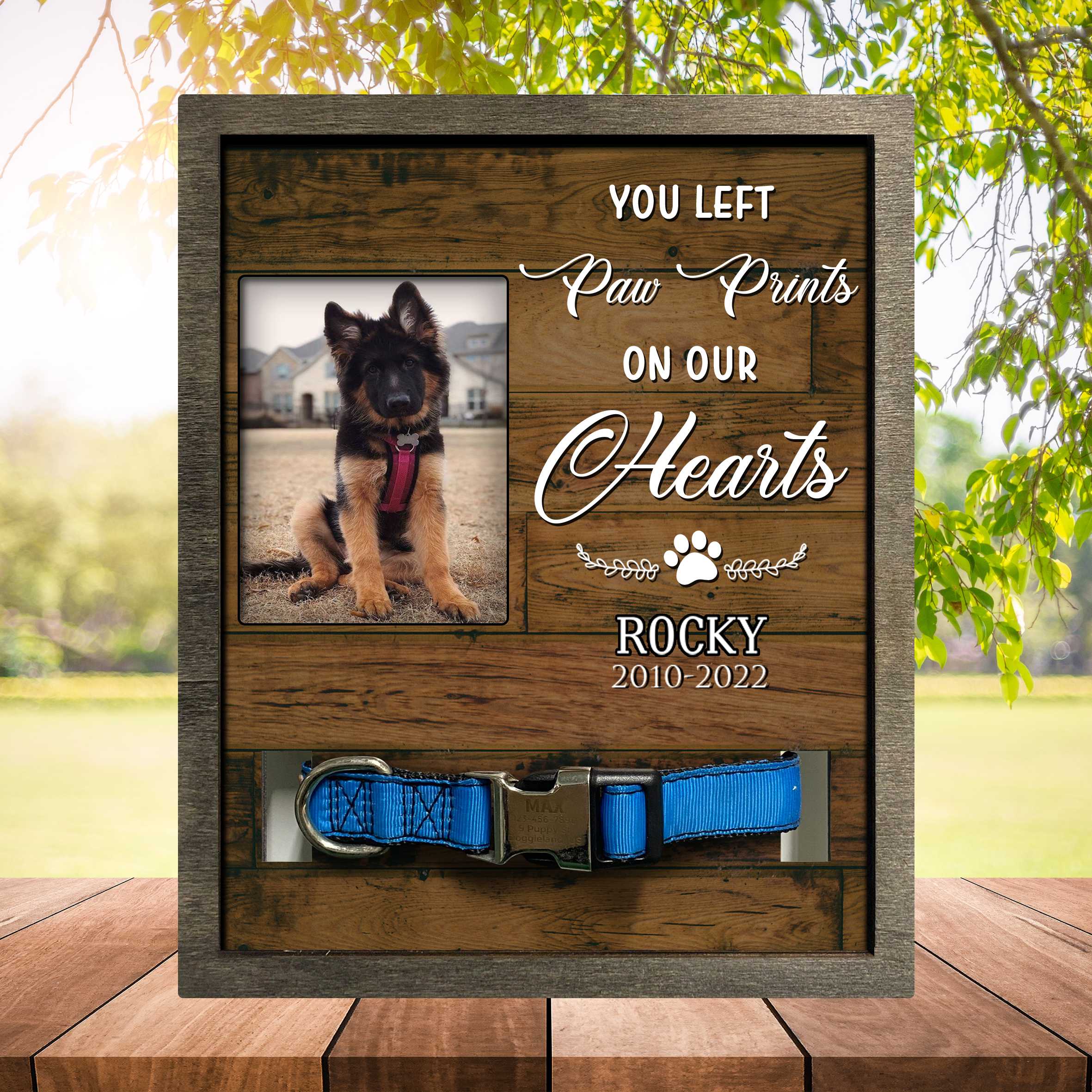 Picture Frame Pet Sympathy Gifts For Dogs/ Memorial Table Decoration For Pet Lovers