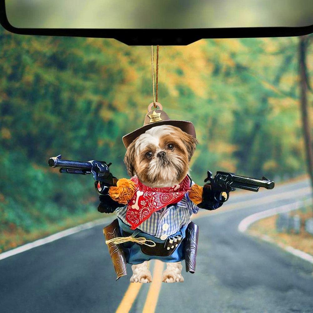 Shih Tzu Hanging Ornament Dog Ornament Dog Lover Gift